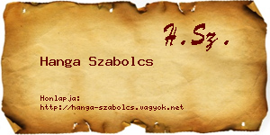 Hanga Szabolcs névjegykártya